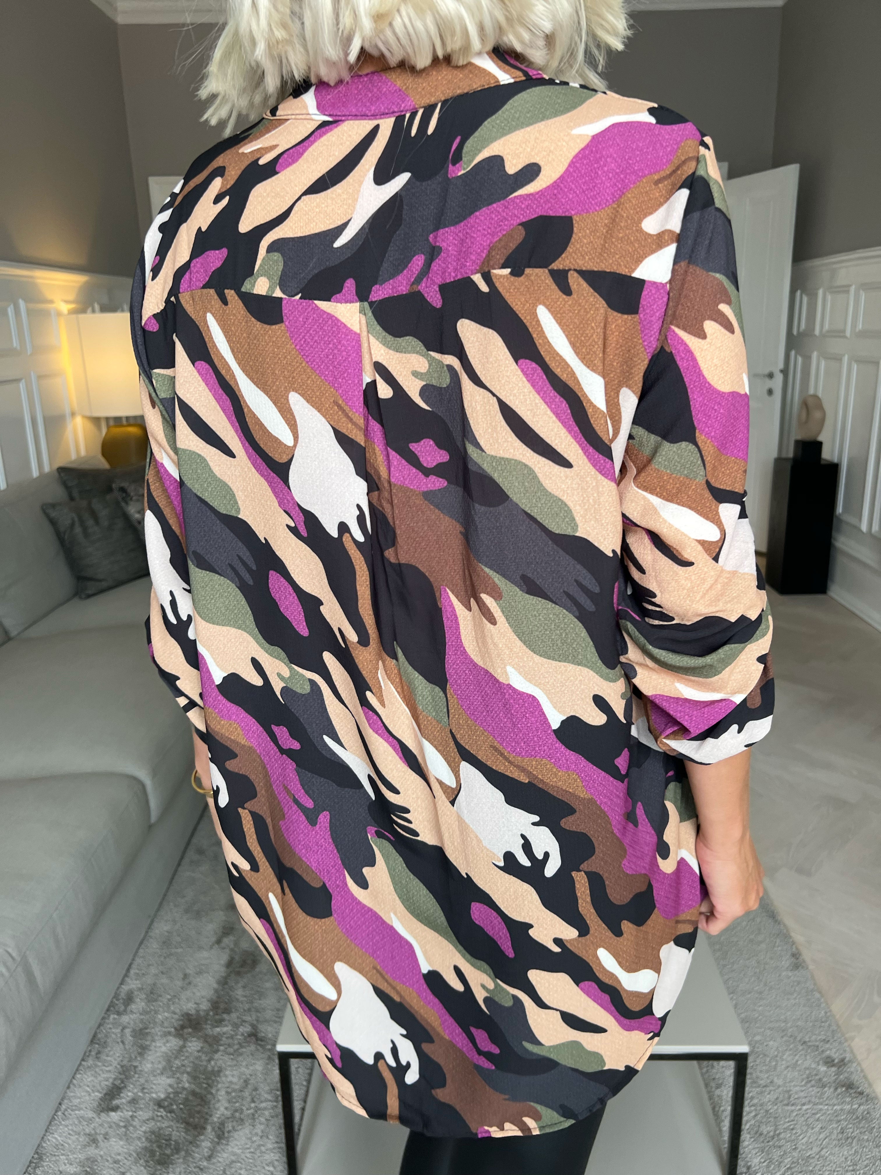 Vanesa Camo - Tunika i camouflageprint